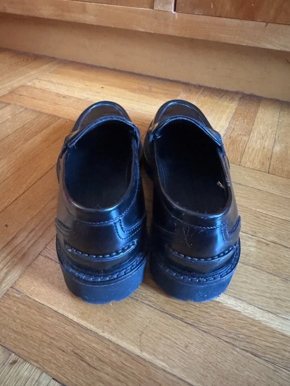 Koio Arezzo Black Lug Loafers (sz 7)